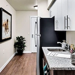 Belmont Gardens Gracious Retirement Living Hawthorn Senior Independent Living in Woodbridge, Virginia, apartment kitchenette