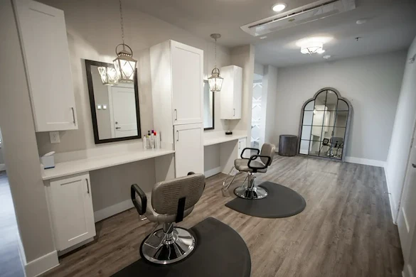 Watermere at Flower Mound senior living community offering active adult living and independent living in Flower Mound, TX, hair salon