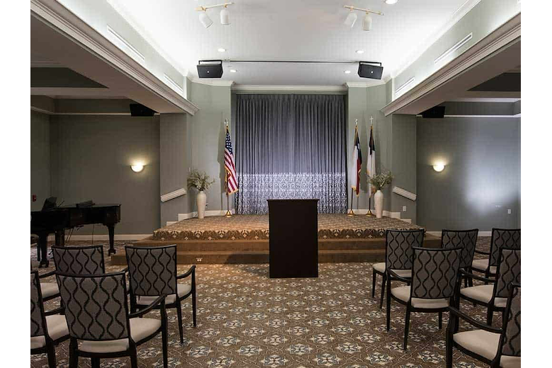 Parkway Place Senior Living room for community events and presentations