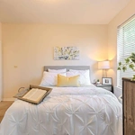 Senior living apartment bedroom