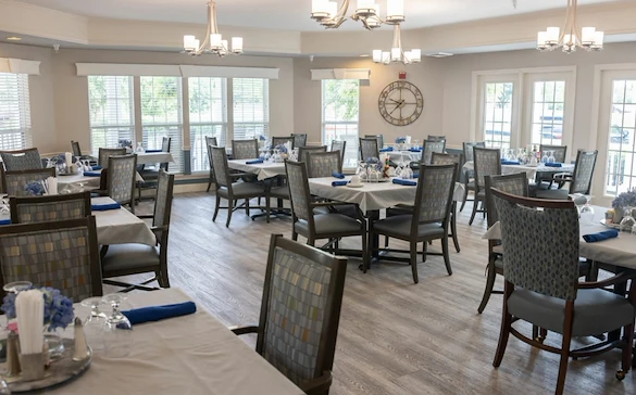 Charter Senior Living of Gallatin, Tennessee, dining room