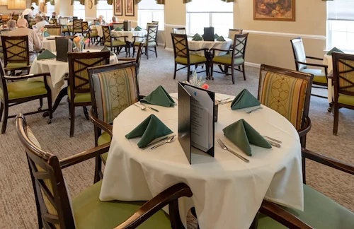 Nursing home with great dining options