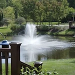 Glacier Hills Senior Living outdoor fountain