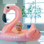 The Fieldstone Clubhouse has a gorgeous indoor pool for laps AND water aerobics(the grandkids love it too!)