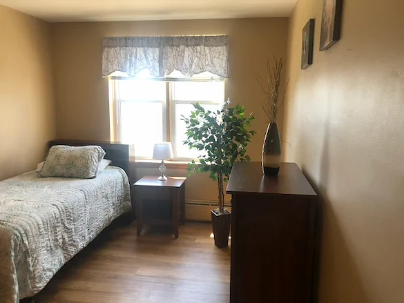 St Mary’s Manor Assisted Living in South Milwaukee, Wisconsin bedroom