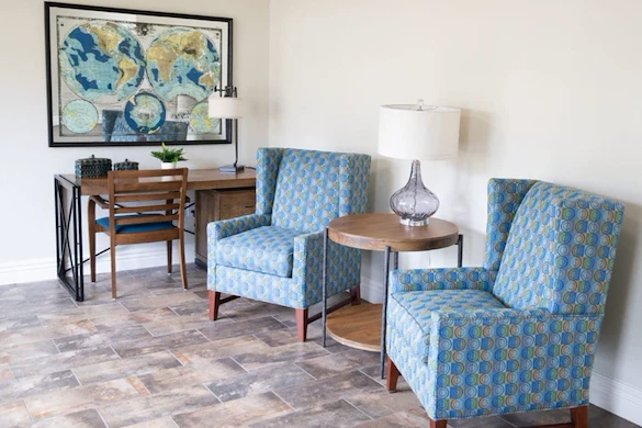 The Commons at Honey Creek Assisted Senior Living in Terre Haute, IN sitting area