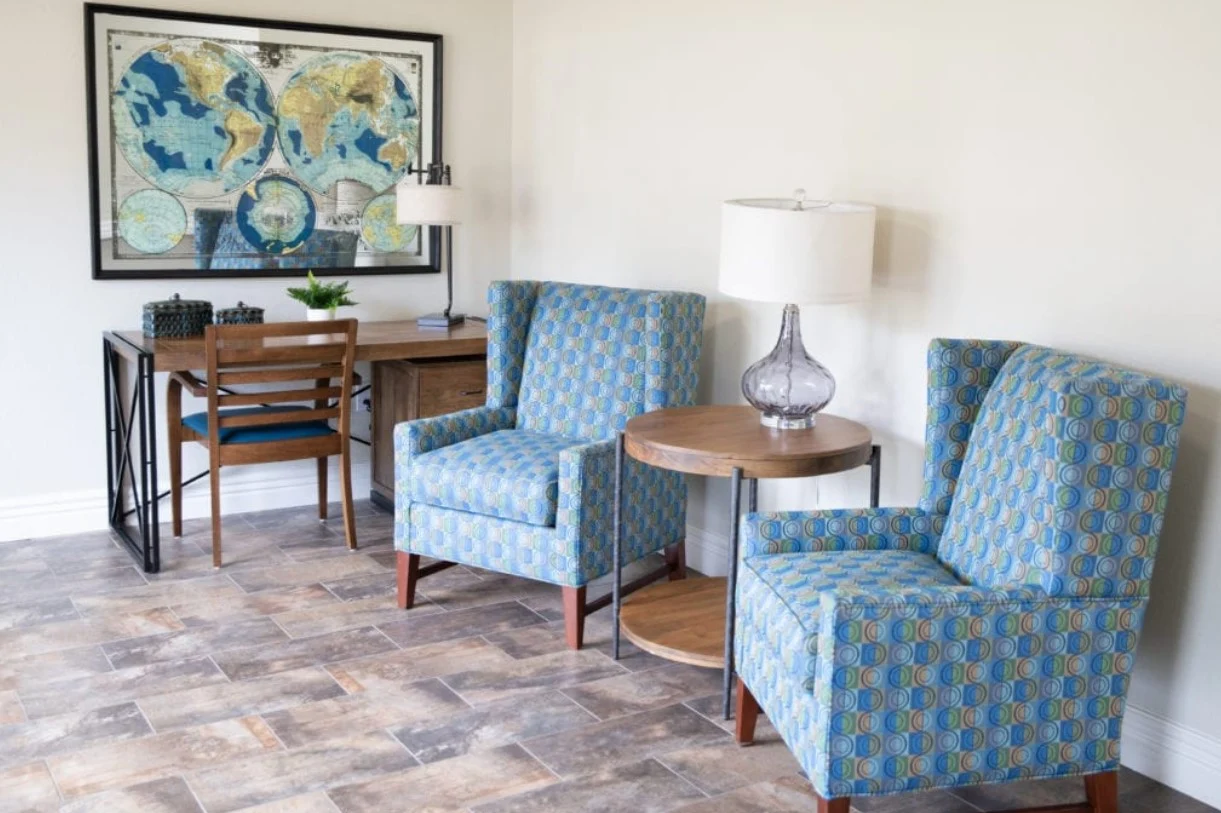 The Commons at Honey Creek Assisted Senior Living in Terre Haute, IN sitting area