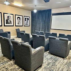 Alto Stuart, senior living community offering assisted living, memory care, and respite care in Stuart, FL, movie theatre