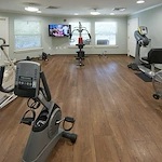Allegro Fleming Island, senior living community offering independent living, assisted living, memory care, and respite care in Fleming Island, FL, fitness room