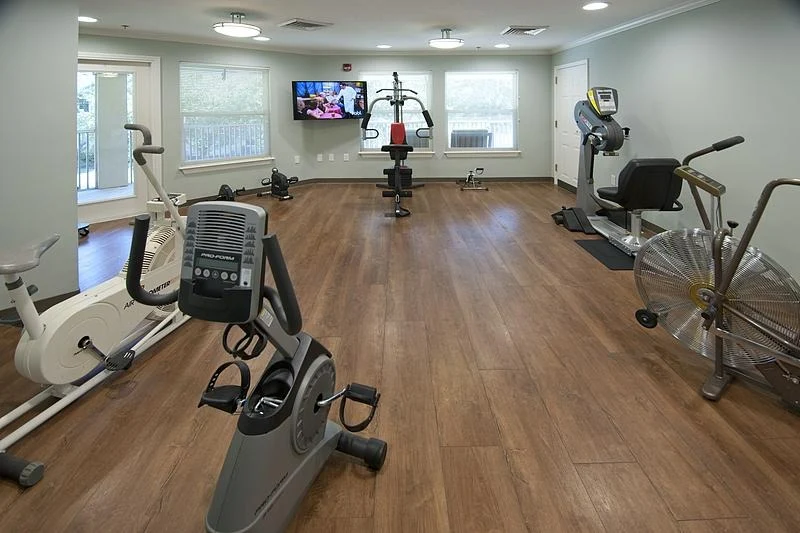 Allegro Fleming Island, senior living community offering independent living, assisted living, memory care, and respite care in Fleming Island, FL, fitness room