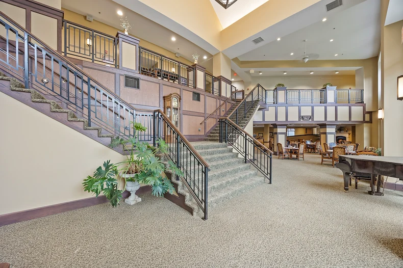 Ecumen Lakeshore Senior Living Grand Staircase