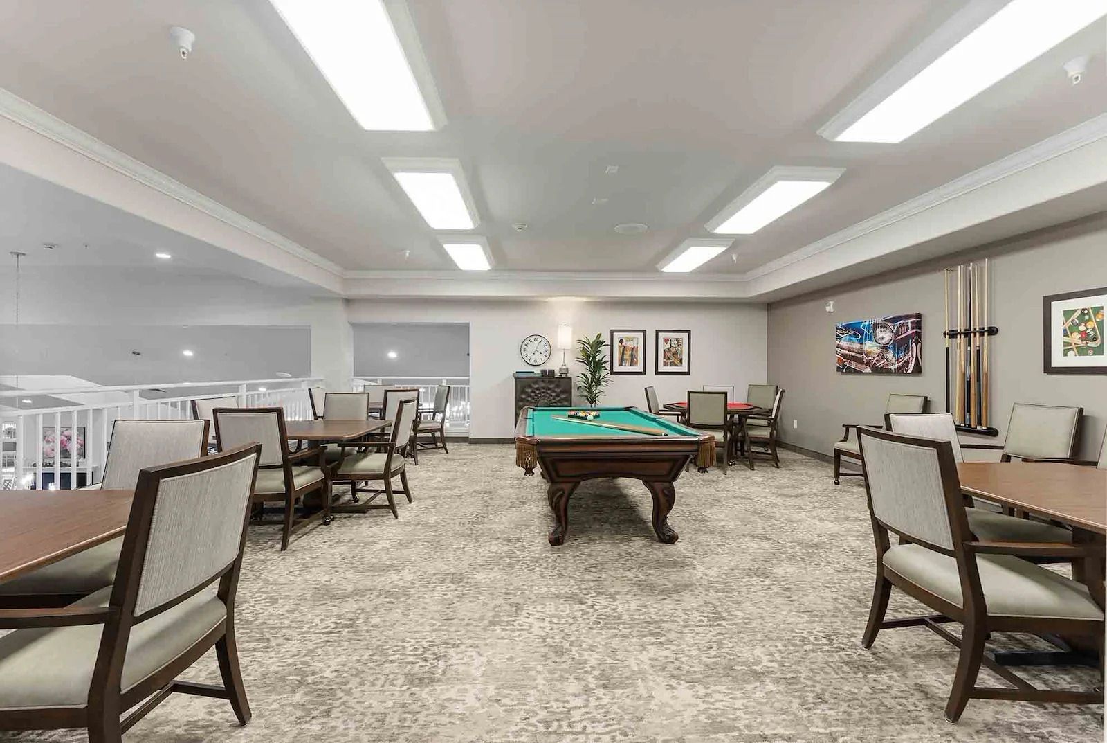 Glenmoore Gracious Retirement Living Hawthorn Senior Independent Living in Happy Valley, Oregon billiards table