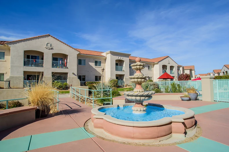 The Peaks At Santa Rita Active Retirement Living Hawthorn Senior Independent Living in Green Valley, Arizona rear exterior pool