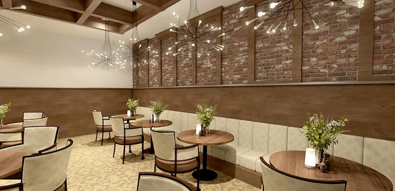 Ovation Heartwood Preserve Senior Living in Omaha, Nebraska dining room