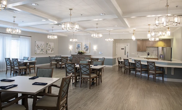 Dublin Glenn Memory Care in Ohio dining room
