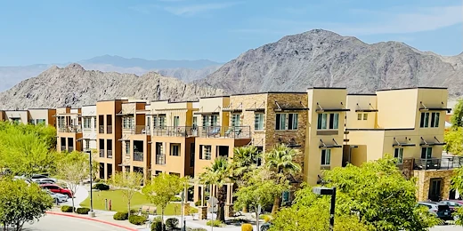 The Palms At La Quinta Gracious Retirement Living Hawthorn Senior Independent Living in La Quinta, California front exterior