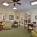 Barclay House of Augusta, senior living community offering assisted living and memory care in Augusta, GA, community room 