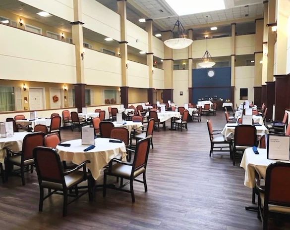 Ascension Living Via Christi Village Georgetown Senior Independent Living in Wichita, Kansas dining room