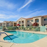 The Peaks At Santa Rita Active Retirement Living Hawthorn Senior Independent Living in Green Valley, Arizona rear exterior pool