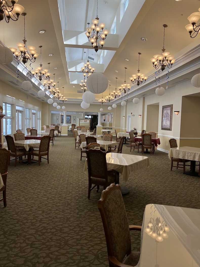 Our beautiful bright dining room! 