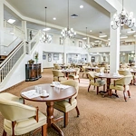 Salishan Gracious Retirement Living Hawthorn Senior Independent Living in Spring Hill, Florida dining room