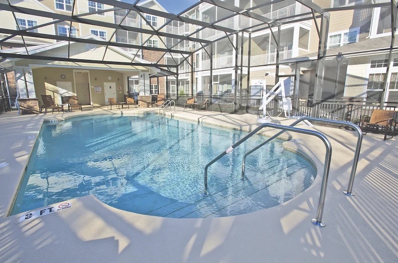 Cypress Springs Gracious Retirement Living Hawthorn Senior Independent Living in Lakewood Ranch, Florida pool