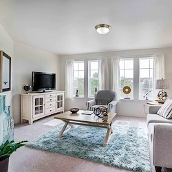 Olympus Ranch Gracious Retirement Living Hawthorn Senior Independent Living in Murray, Utah apartment living room