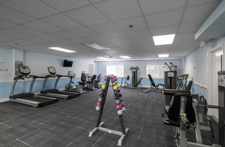 Bartlett Reserve independent living in Durham, NC, fitness center