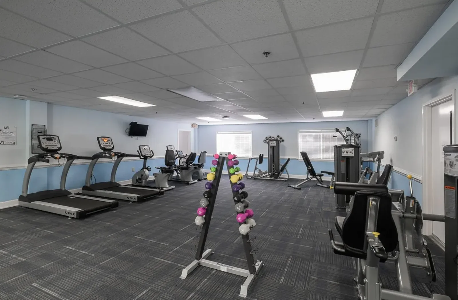 Bartlett Reserve independent living in Durham, NC, fitness center