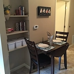 Assisted Living Studio Apartment, Kitchenette area 