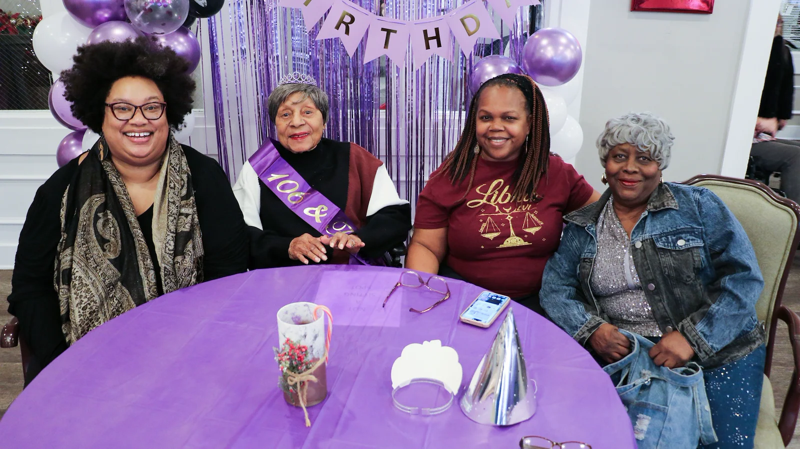 American House Dearborn Heights, senior living community offering independent living and respite care in Dearborn Heights, MI, residents celebrating at a Birthday party