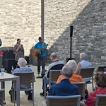 Astral at Franklin, senior living community offering independent living, assisted living, and memory care in Franklin, IN, residents enjoying entertainment