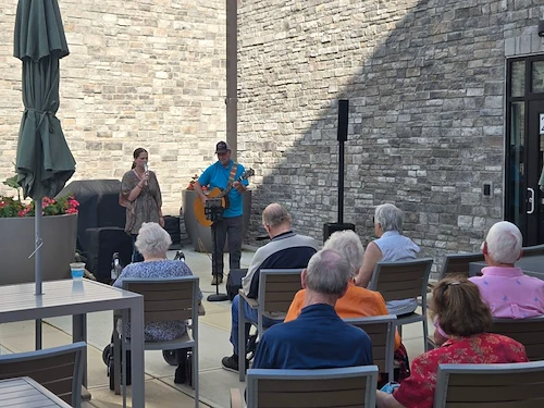 Astral at Franklin residents enjoy entertainment