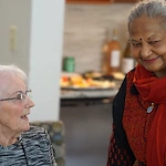 Sage Independence residents talking