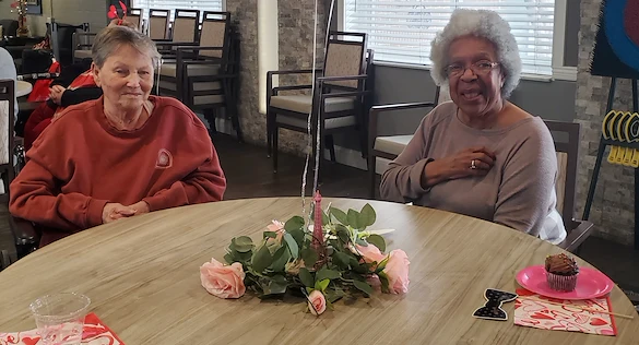 American House Westland Venoy senior living community offering independent living, assisted living, and respite care in Westland, MI, residents socializing