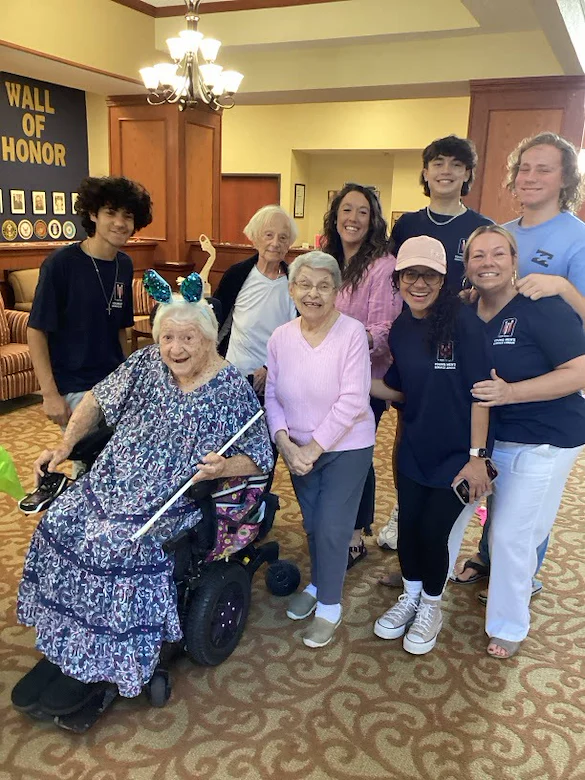 Brookdale Summer Ridge happy residents having fun