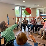 Charter Senior Living of Danvers residents having fun being active