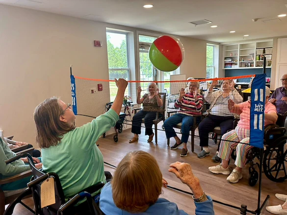 Charter Senior Living of Danvers residents having fun being active