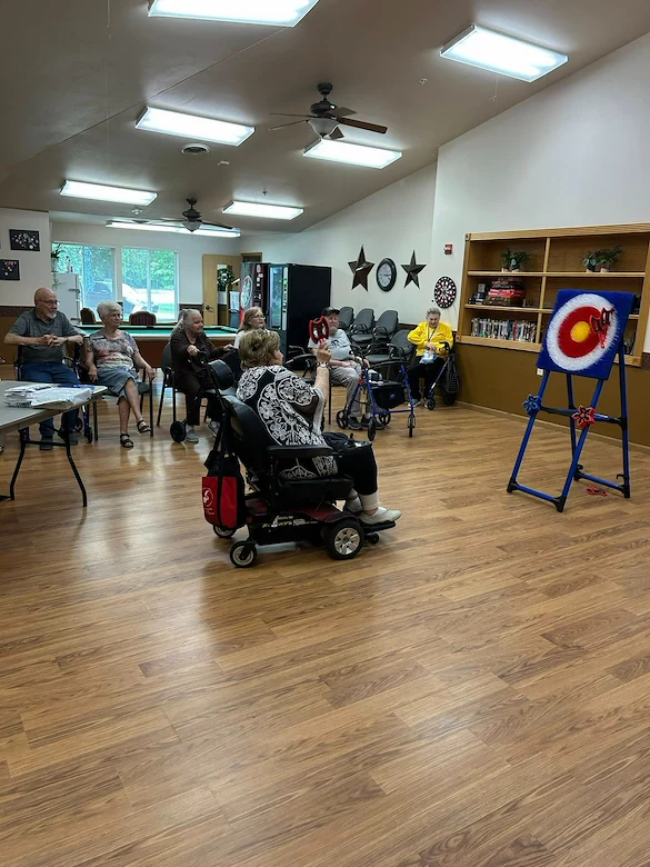 Park Vista Retirement Living – Waupaca, WI, residents enjoying a fun game