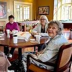 Mallard Cove Senior Living in Cincinnati, OH, residents visiting and enjoying good community