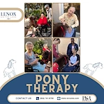 Lenox on the Lake senior living community offering assisted living and memory care in Lauderhill, FL, pony therapy event