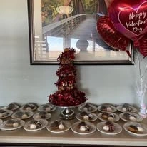 Ascension Living Alexian Village Tennessee Senior Living, independent living, assisted living, memory care, and continuing care retirement community (CCRC) in Signal Mountain, TN, Valentine's Day celebration