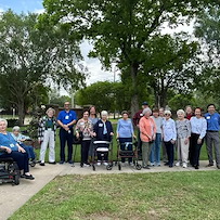 Parkway Place Senior Living residents enjoying time outside