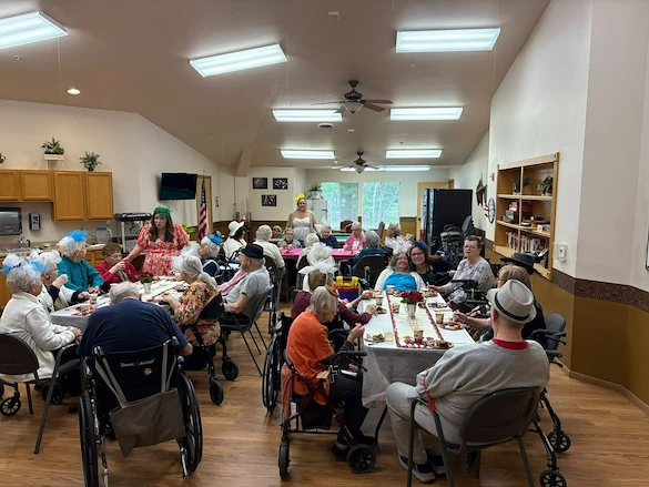 Park Vista Retirement Living – Waupaca, WI, fun celebration for the Kentucky Derby