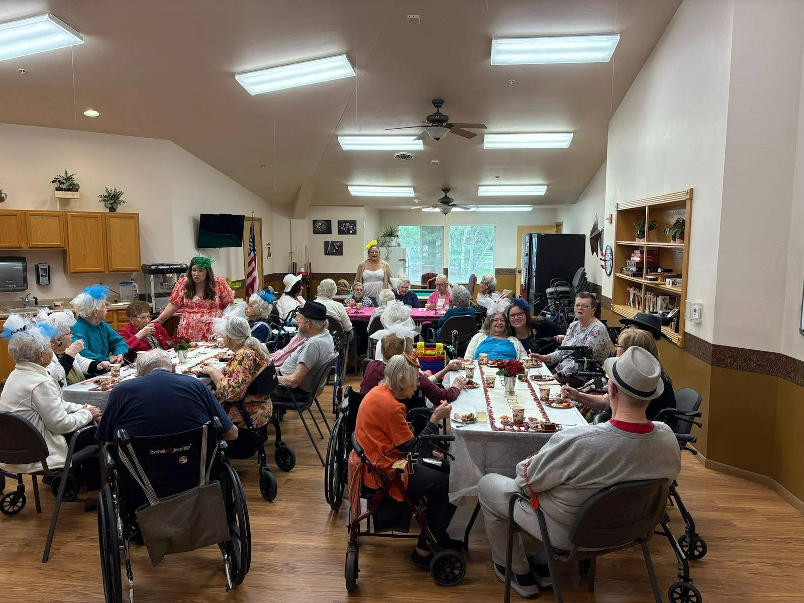 Park Vista Retirement Living – Waupaca, WI, fun celebration for the Kentucky Derby