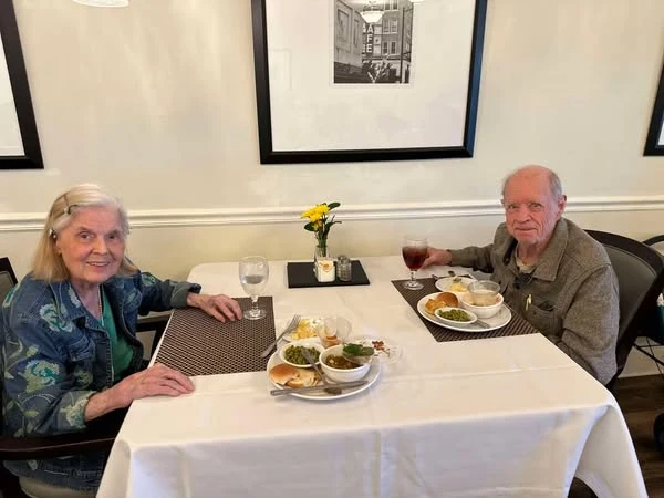 Residents of The Blake at Township went on a lunch outing for their spring social