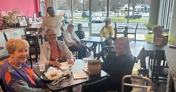 The Barclay at Midlothian residents at Front Porch Cakes & Eatery