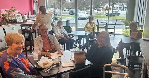 The Barclay at Midlothian residents at Front Porch Cakes & Eatery