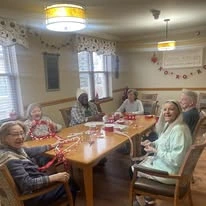 residents at St Mary’s Manor Assisted Living in South Milwaukee, Wisconsin