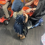 trick or treating with seniors